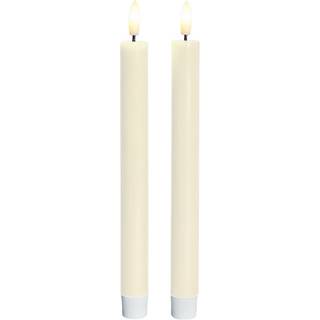 Sirius Sille Kronelys, Ivory, 2 stk.