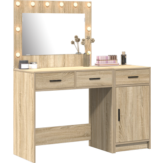 Klædeskab Med Skuffe 2 Dele Brun 40 X 41 X 75 Cm Konstrueret Træ