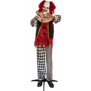 Dämonischer Horrorclown als Halloween Animatronic 170cm