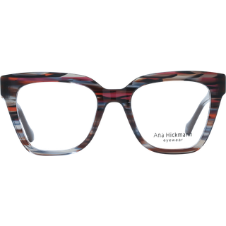 Ana Hickmann AH6494 C03 52 Briller Mænd Brun - Shiny Striped Brown Red - 52mm
