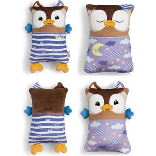 Nici Cosidoos: 2-i-1 vendbar kramme- og sovepude - 20 x 30 cm, ugle
