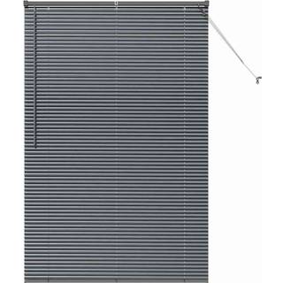 Vindues Blind med gardiner Mørkegrå Aluminium