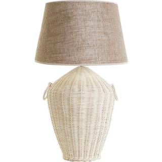 Bordlampe DKD Home Decor Hvid Brun 50 W 220 V 42 x 42 x 70 cm