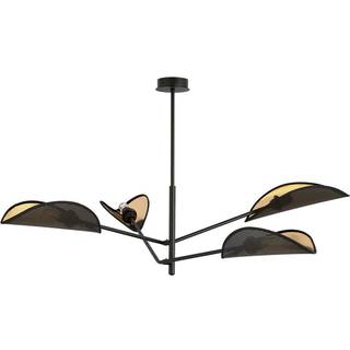 Vene 4 Sort/Guld loftslampe - Ø12 cm, E14, 230V, uden lyskilde