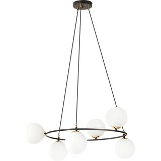 Azura 6 Sort/Opal pendellampe - Ø14 cm, E14, 230V, uden lyskilde