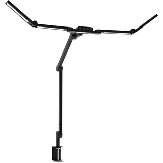 LED Skrivebordslampe - Transformbar med svingarm og holder - PLUS