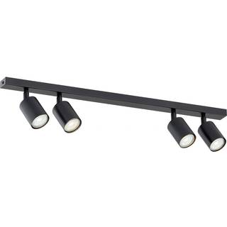 Flash 4 Sort loftslampe - GU10, 230V, uden lyskilde