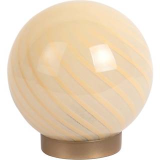Leitmotiv Summer Globe bordlampe 15,2x16,7cm glas gul