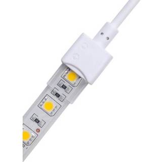Vandtæt startstik til LED strip - 10mm, enkeltfarvet, IP68, 5V-24V