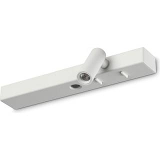 Ideallux LED væglampe Bonne Nuit 2, Hvid/opal, Stue/spisestue, Metal, Moderne