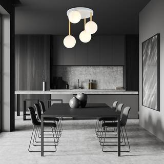 Dolce 4 Hvid/Opal loftslampe - Ø14 cm, E14, 230V, uden lyskilde