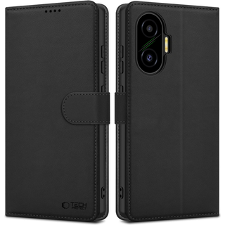 Xiaomi Poco F7 Tech-Protect Pungetui med Magnet og Stativ - Sort