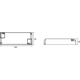Deko-Light Basic LED-driver, DIM, CC, D105040NTF/40W Basic, dæmpbar, Sort, Plast