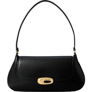 Top Flap Shoulder Bag - Black - One Size