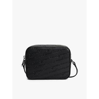 Debossed Logo Crossbody Camera Bag