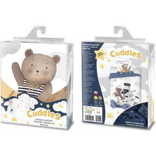 Baby Bamser på båd Junior Sengetøj 100x135 cm