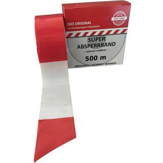Afspærringsbånd rød/hvid 500m