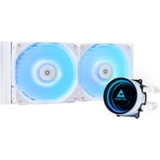 Chieftec ICEBERG 240-RGB-W Computerkabinet Alt-i-en væskekøler 12 cm Hvid