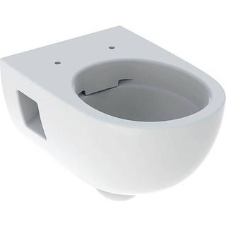 Geberit Renova væghængt toilet, delvist skjult montering, Rimfree: T=53cm, Hvid / KeraTect