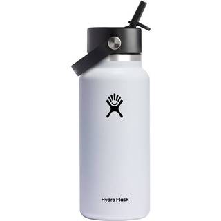 Hydro kolbe 32 oz bred flex halmh?tte hvid opvaskemaskine sikker l?kagesikre