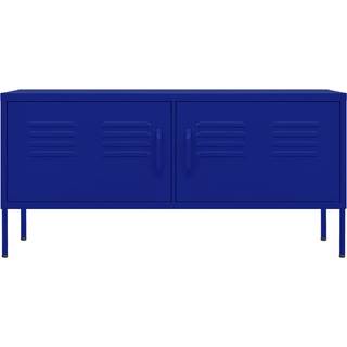 Tv-Skab 105X35X50 Cm Stål - Marineblå