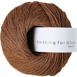 Knitting for Olive Pure Silk - Mørk Cognac
