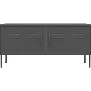 Tv-Skab 105X35X50 Cm Stål - Antracitgrå