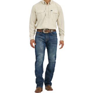 Wrangler Mens 20x nr. 42 Vintage Boot Cut Jeans River Denim 33W X 30L US