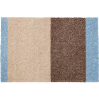 Tica Copenhagen Stripes Horisontal Måtte (40x60 cm) Ivory/Sand/Blue