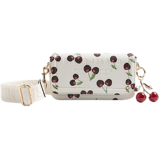 River Island River Island kirsebærpræget crossbody-taske med flap