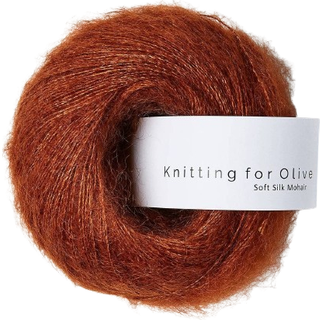 Knitting for Olive Soft Silk Mohair - Rust
