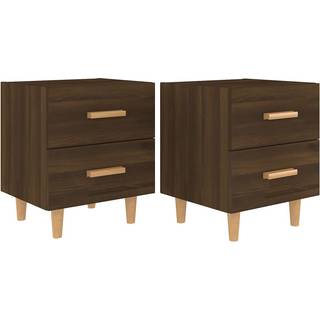 Sengebord 40X35X47,5 Cm - 2 / Brun eg