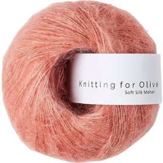 Knitting for Olive Soft Silk Mohair - Flamingo