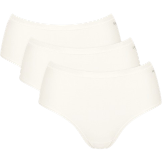 Sloggi 3-pak GO Daily Cotton Midi Briefs - Ivory - Small
