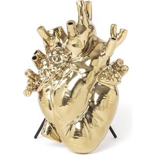 Seletti Love In Bloom Vase Guld