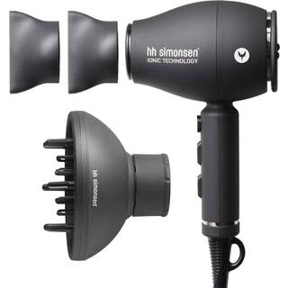 HH Simonsen XS Dryer incl. Diffuser Gun Metal - 1 stk.