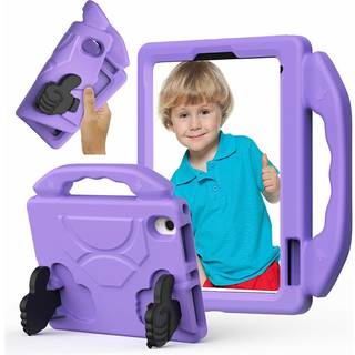 iPad Mini (2024 / 2021) - EIDERWOOD Børne Cover m. Thumb Kickstand - Lilla