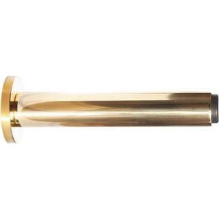 Skodsborg dørstopper 93 mm, blank messing uden lak • KYNER & Co