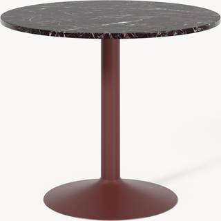 Rundt marmor spisebord Miley, Ø 90 cm