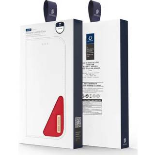 iPhone 16e Dux Ducis Hivo Læderpung - Rød