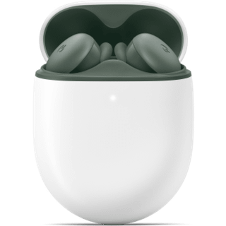Google Pixel Buds A-Series trådløse øretelefoner - mørk oliven, Bluetooth-hovedtelefoner til Android med sikker pasform