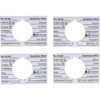 Electrolux programplade, knap, klæbestof, DA,NO,FI,SV 140283535122