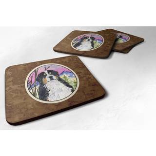"""" Caroline's Treasures SS8336FC Bernese Mountain Dog Foam Coasters (S?t p? 4) 3,5 """" ""H X 3,5"" """" W Multicolor """"