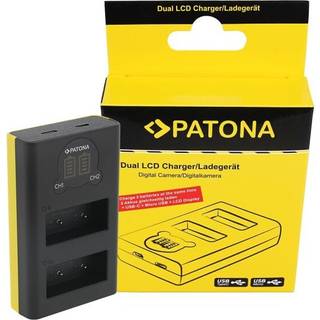 Patona Dual LCD USB charger for Fuji NP-W126