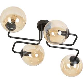 Brendi 4 Sort/Rav loftslampe - Ø14 cm, E14, 230V, uden lyskilde
