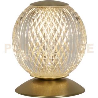 Allure bordlampe messingfarvet, stål, akryl