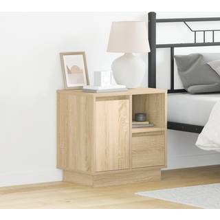 Natskab med skuffe Sonoma-eg 50 x 34.5 x 50 cm. Konstrueret træ