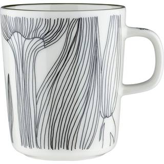 Marimekko Kukat Puhkeava Krus 2,5 dl, hvid/grøn/sort