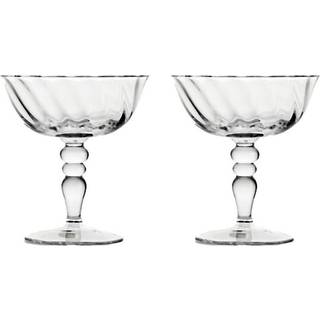 Byon Opacity Champagneskål 2-pak - Champagneglas Mundblæst Glas Klar - 5281603600