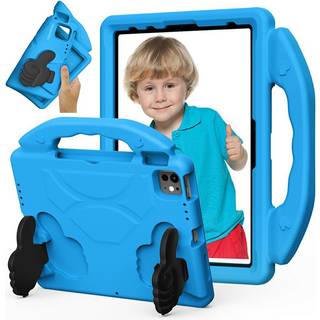 EIDERWOOD iPad Pro 11" (2024 - 2018) / Air (2022 / 2020) Børne Tablet Cover m. Indbygget Ståfunktion - Blå